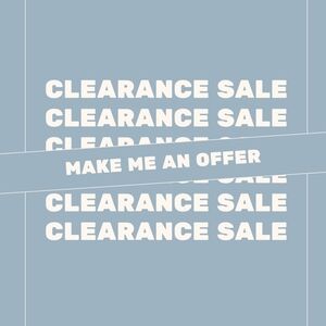Clearance Sale Offer